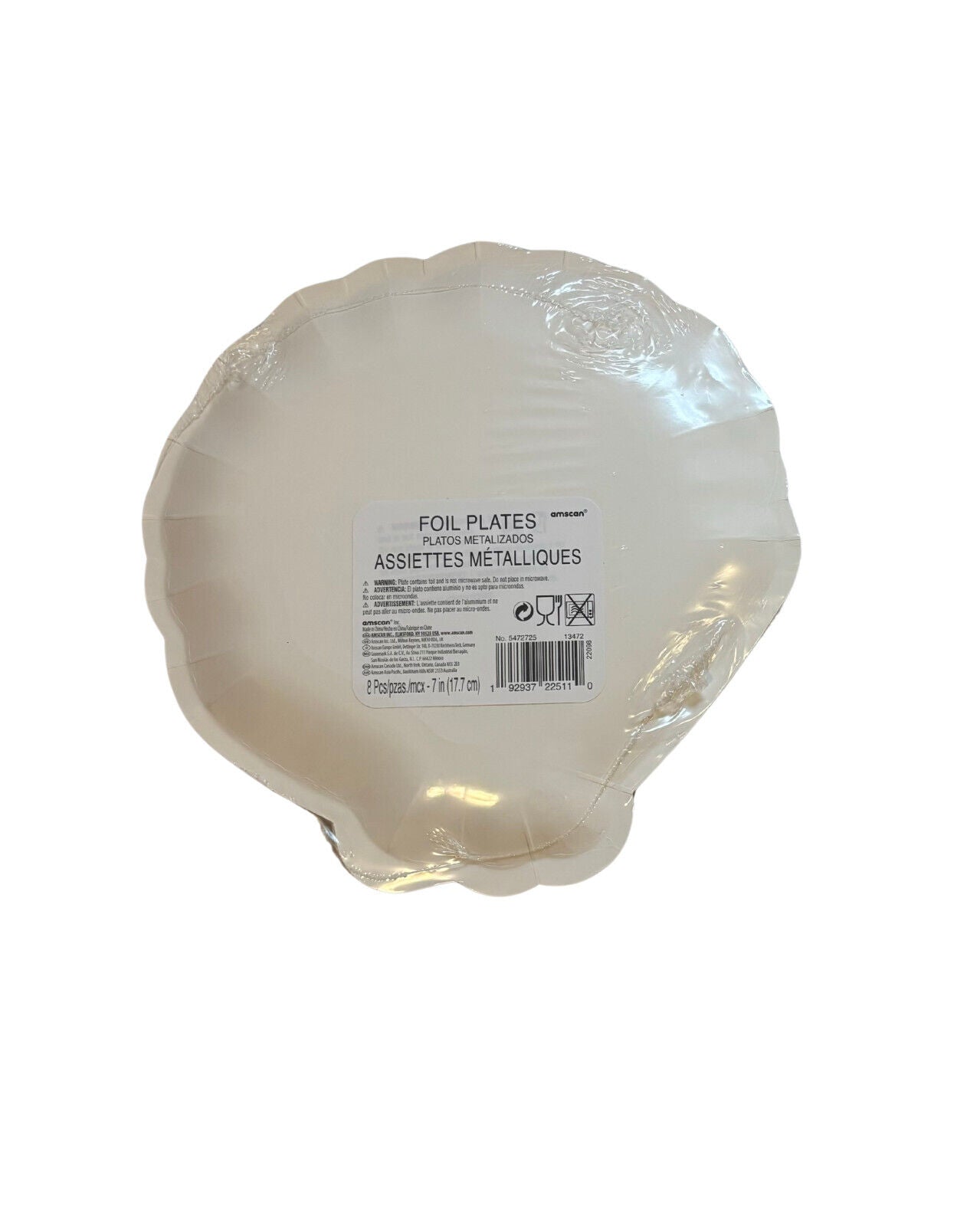 7" Mermaid Vibes Party Plates - pack of 8 plates