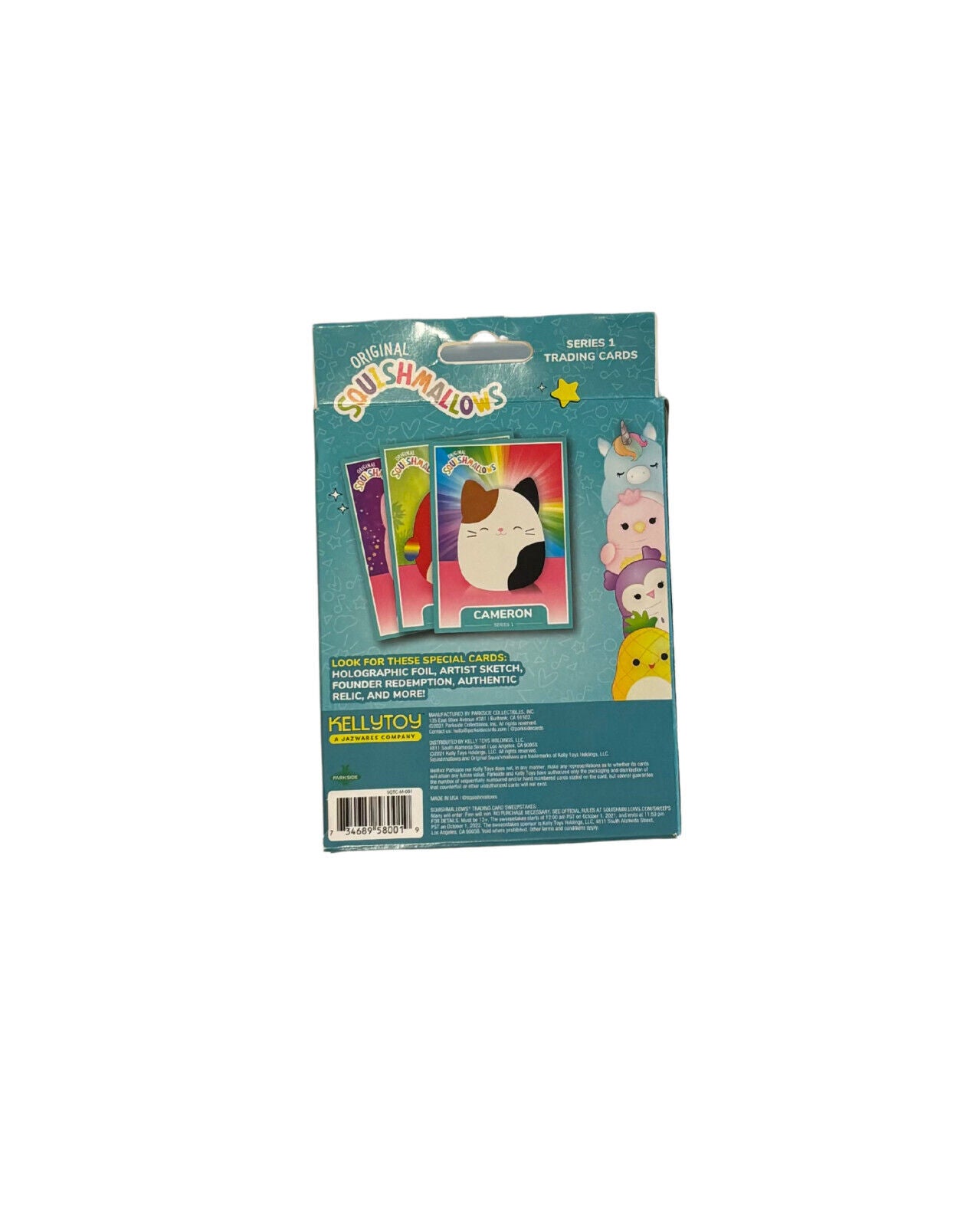 NIB Original SQUISHMALLOWS Series 1 Trading Cards Sealed Pack of *Up To 8
