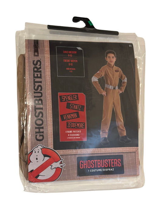 New Licensed Ghostbusters Halloween Costume Child Medium (8-10)