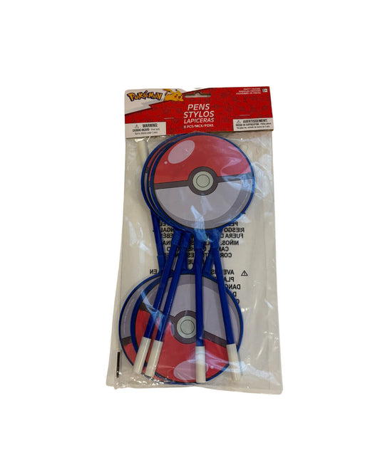 POKEMON POKEBALL Ink Pens - 8 NEW In Package