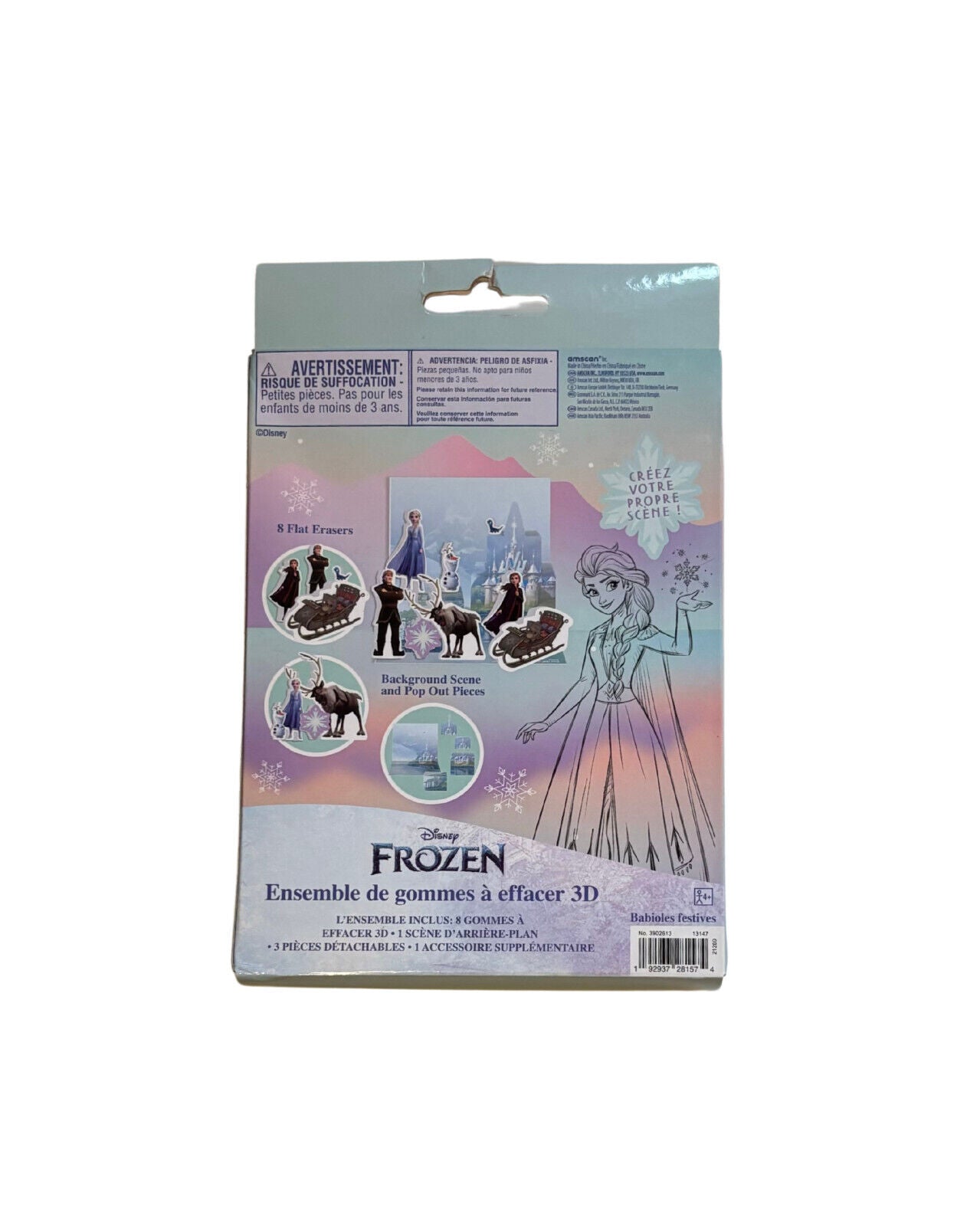 Disney’s Frozen 8 Pc Eraser Playset
